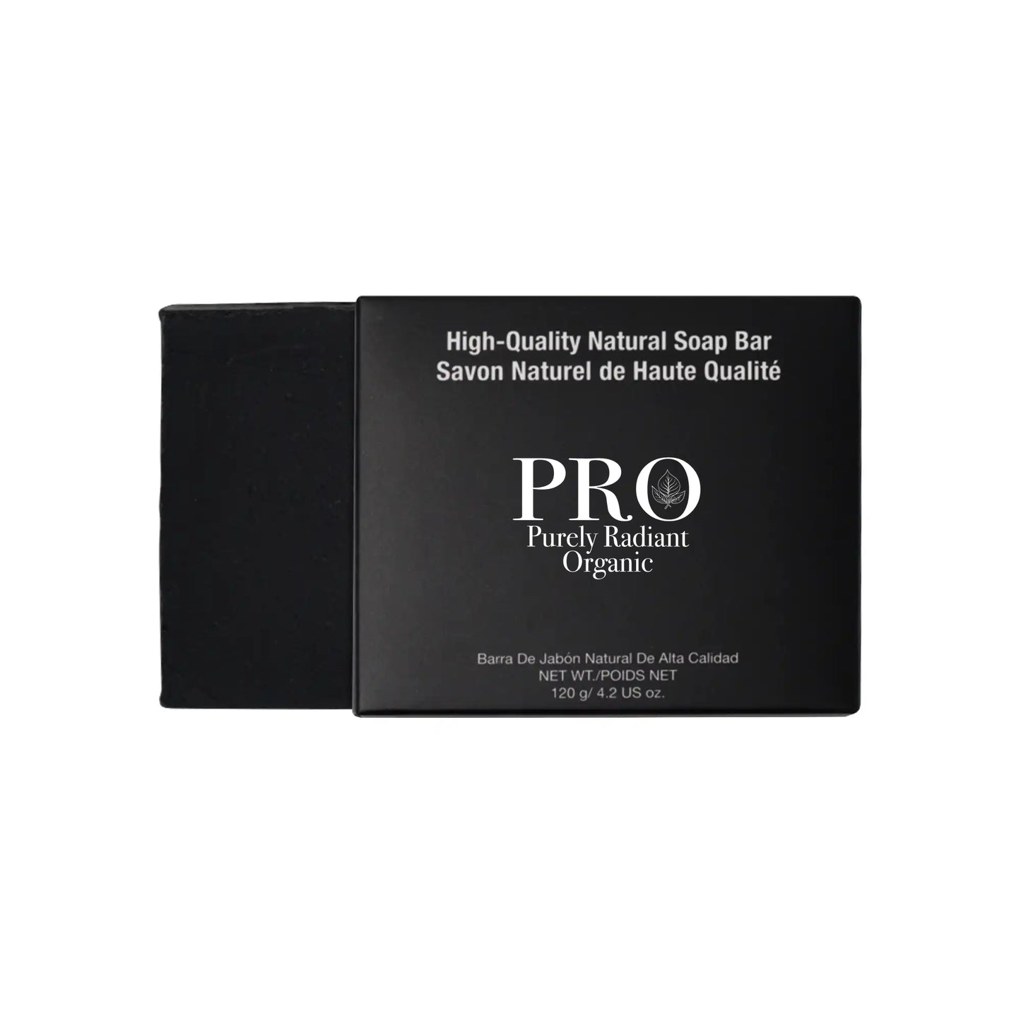 Purely Radiant Organic - Natural Charcoal Lather Soap