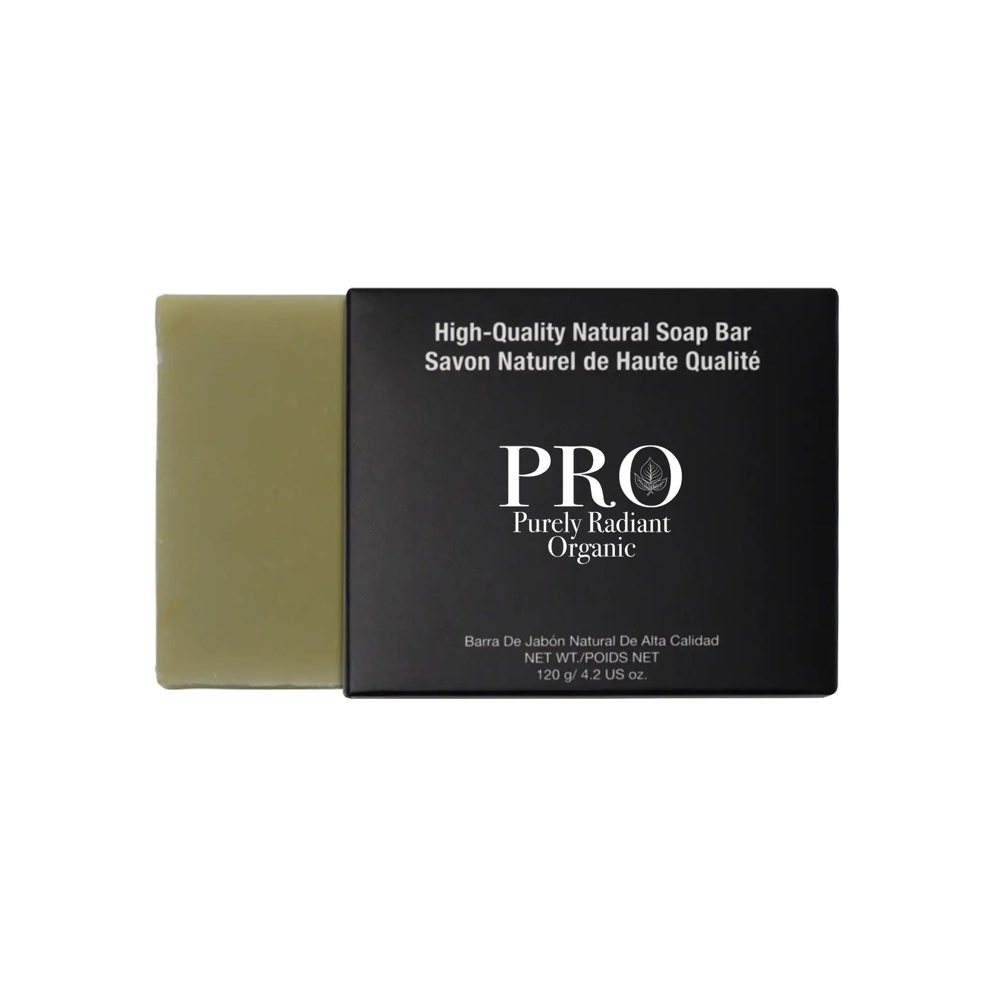 Purely Radiant Organic - Natural Green Tea Lemongrass Calming Soap