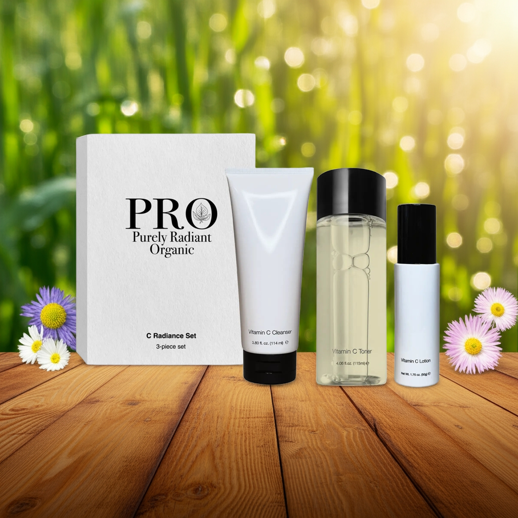 C Radiance Set – Brighten, Hydrate &amp; Glow Naturally | Purely Radiant Organic