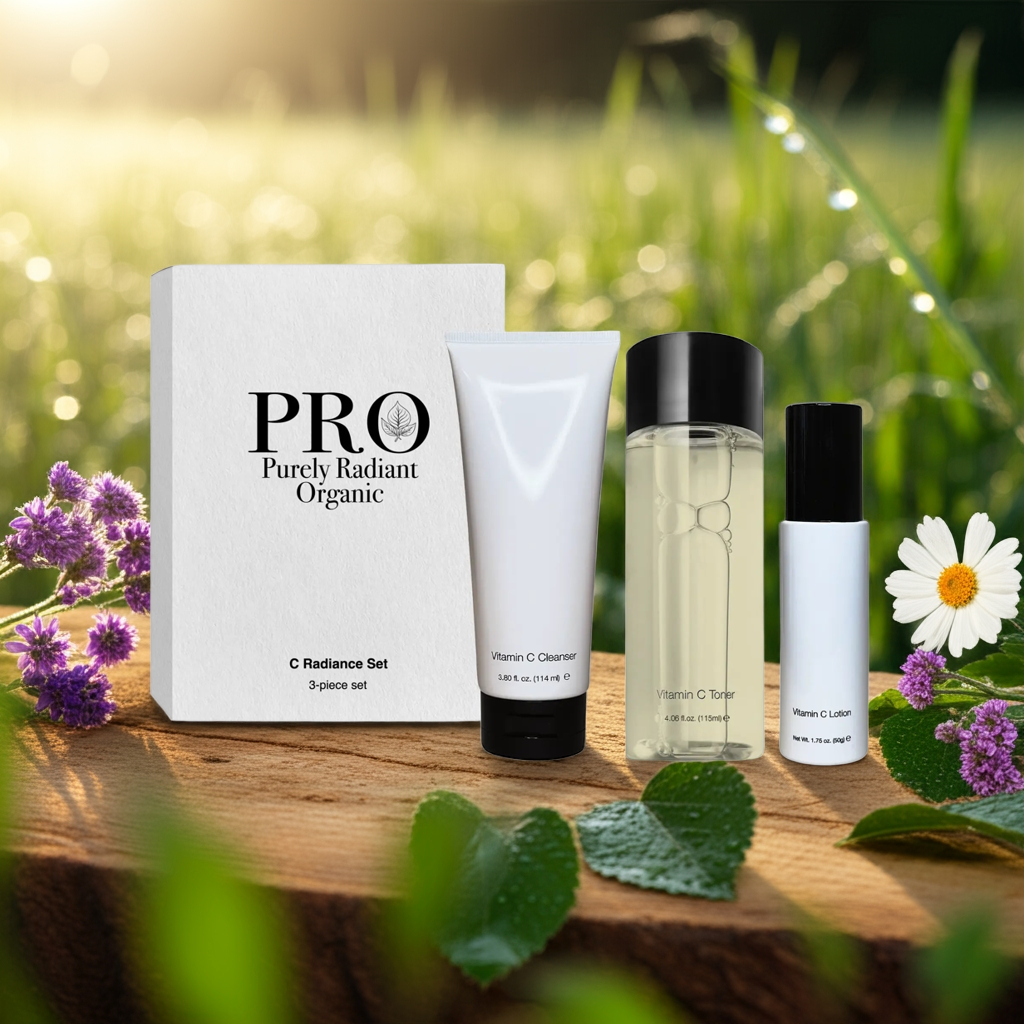 C Radiance Set – Brighten, Hydrate &amp; Glow Naturally | Purely Radiant Organic