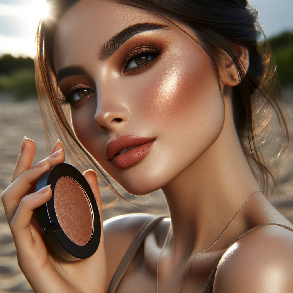 Purely Radiant Organic Bronzer in Mocha: Natural Glow Enhancer