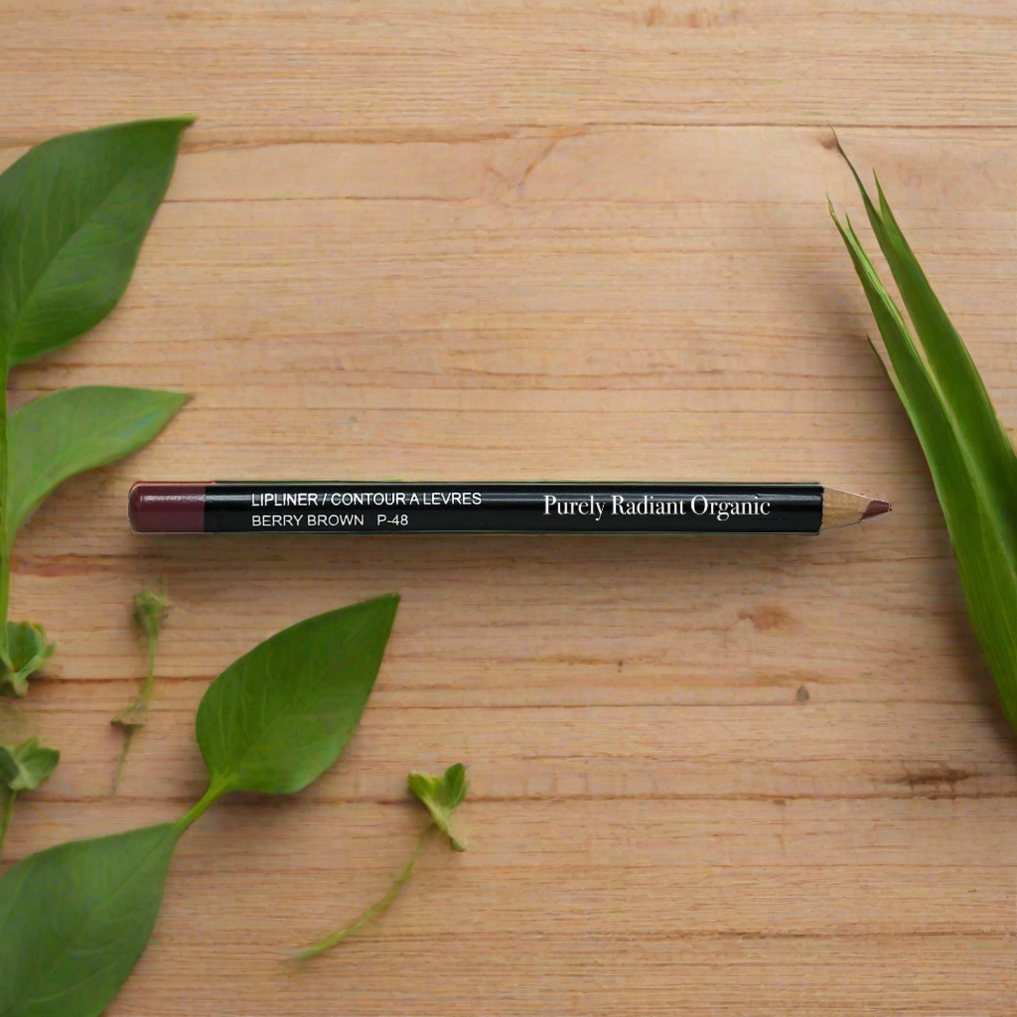 Lip Liner - Berry Brown by Purely Radiant Organic | No-Smudge, Long-Lasting Definition for a Perfect Pout