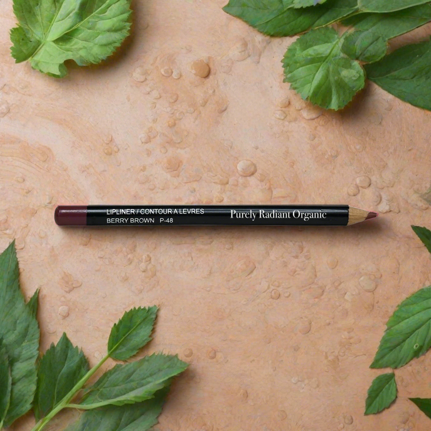 Lip Liner - Berry Brown by Purely Radiant Organic | No-Smudge, Long-Lasting Definition for a Perfect Pout