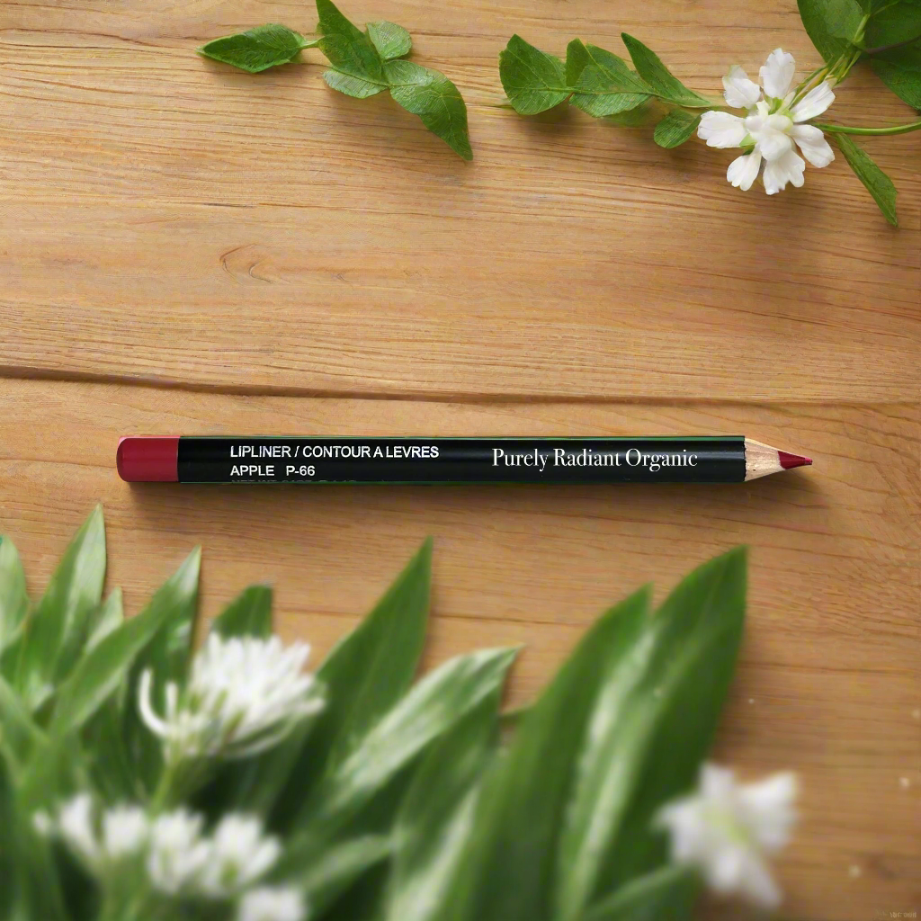 Organic Apple Lip Liner - Long-Lasting, Creamy, Smudge-Free, Eco-Friendly