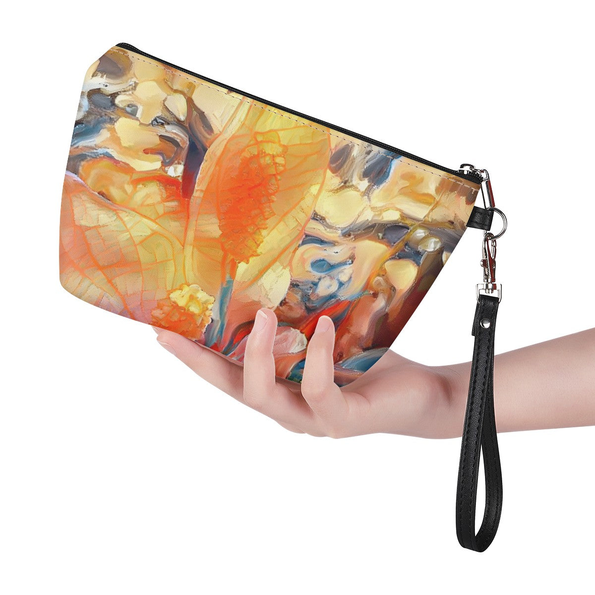 Luxtrini - Golden Peace Lily Sling Cosmetic Bags