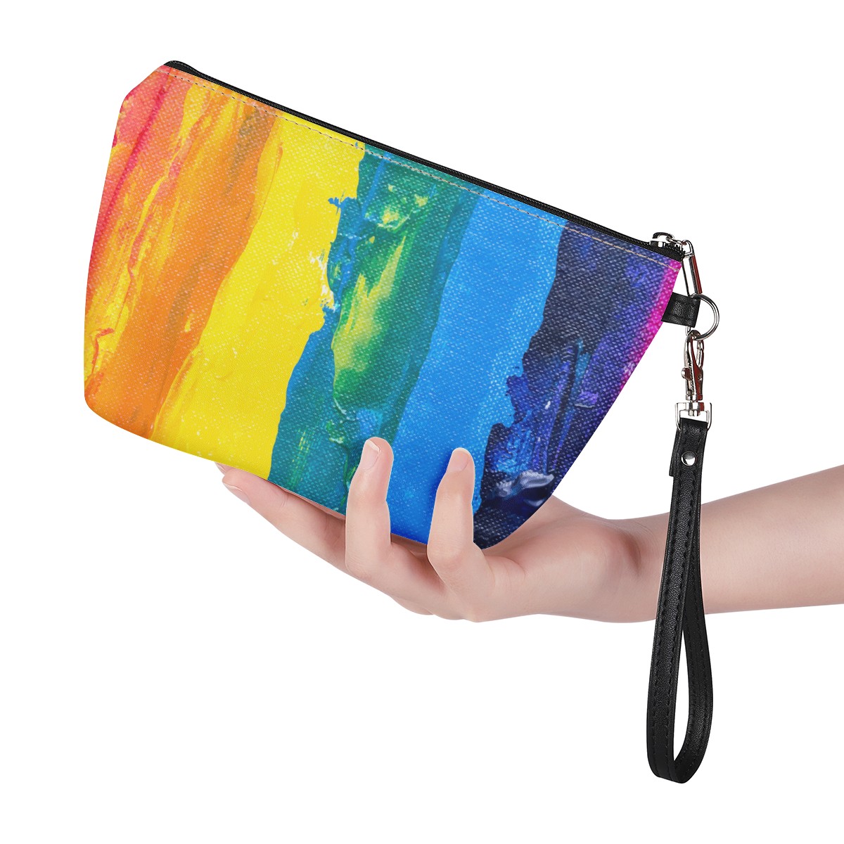 Luxtrini - Rainbow Painting Sling Cosmetic Bags