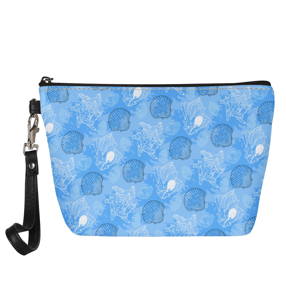 Luxtrini - Blue Seashell Ocean Sling Cosmetic Bags