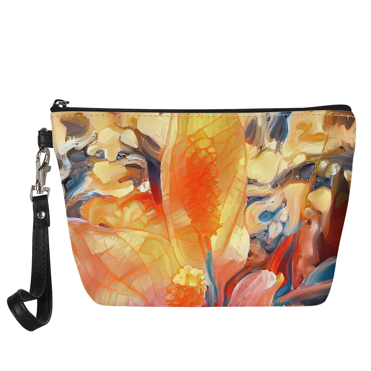 Luxtrini - Golden Peace Lily Sling Cosmetic Bags