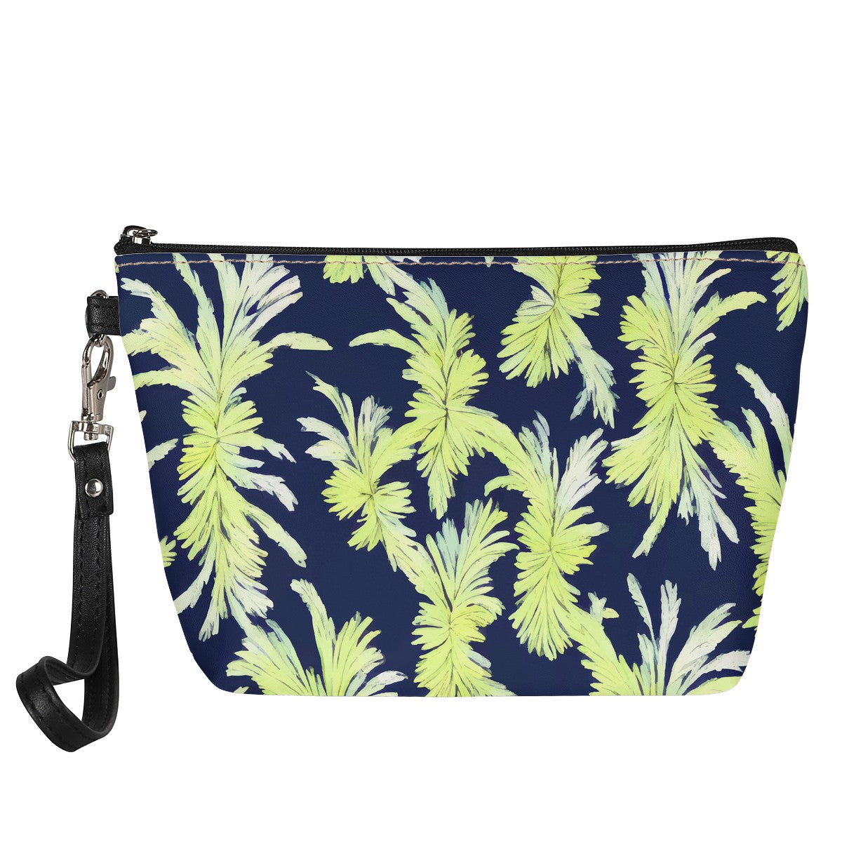 Luxtrini - Puakenikeni - Lime Green and Black Sling Cosmetic Bags