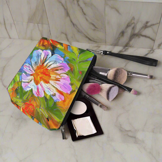 Luxtrini - Petunia Flower Sling Cosmetic Bags