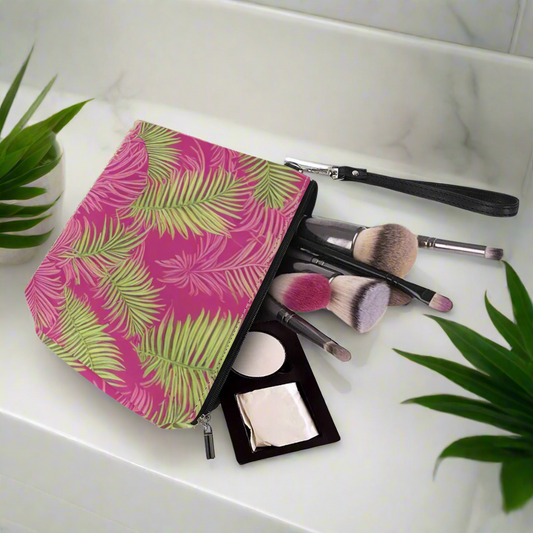Luxtrini - Sago Palm - Good Fortune, Longevity, Wealth Sling Cosmetic Bags