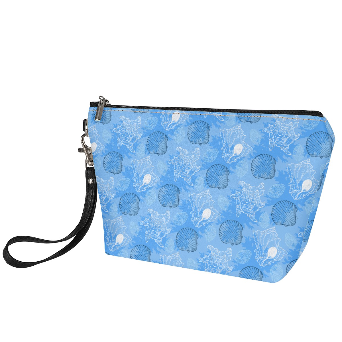 Luxtrini - Blue Seashell Ocean Sling Cosmetic Bags