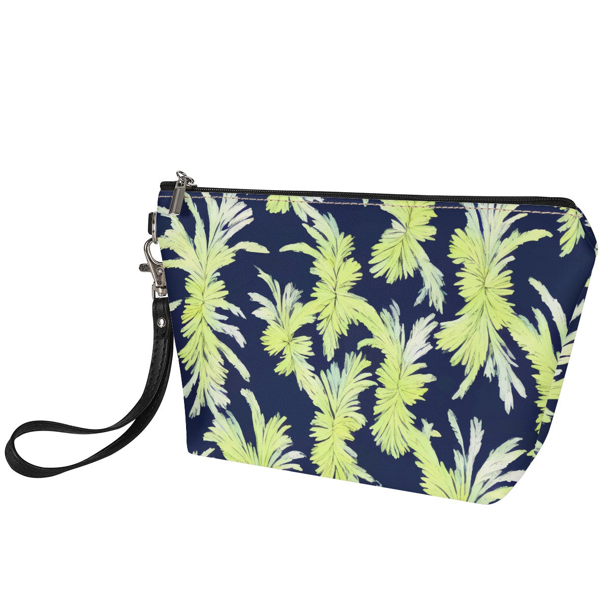 Luxtrini - Puakenikeni - Lime Green and Black Sling Cosmetic Bags