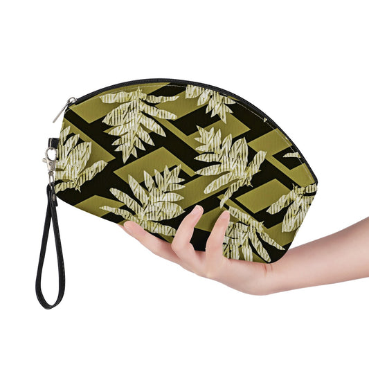 Luxtrini - Laua'e Patterns Gold Curve Cosmetic Bags