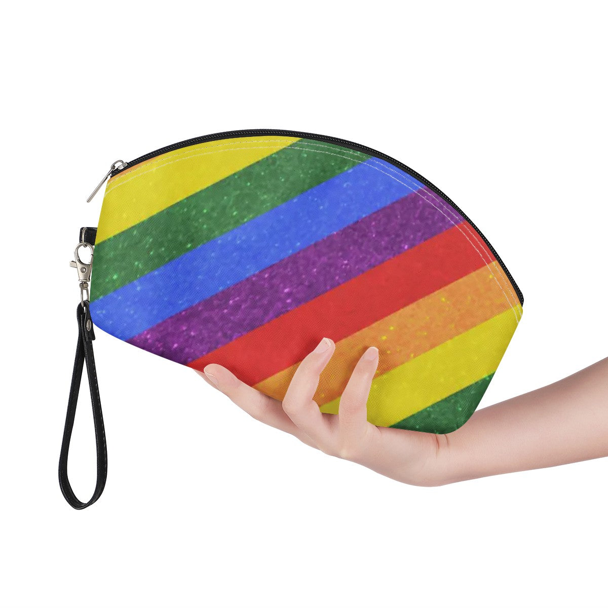 Luxtrini - LGBT Pride Motif Pattern Curve Cosmetic Bags