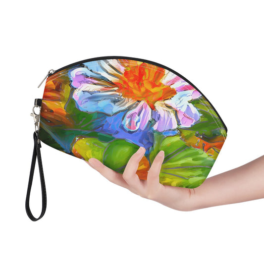 Luxtrini - Petunia Flower Curve Cosmetic Bags