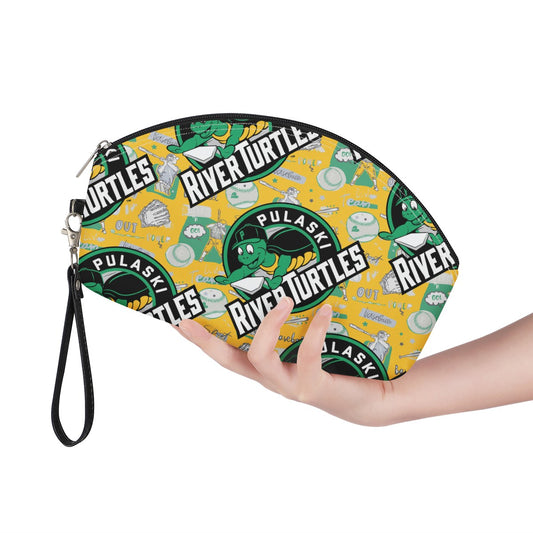 Luxtrini - Pulaski River Turtles Fan Curve Cosmetic Bags