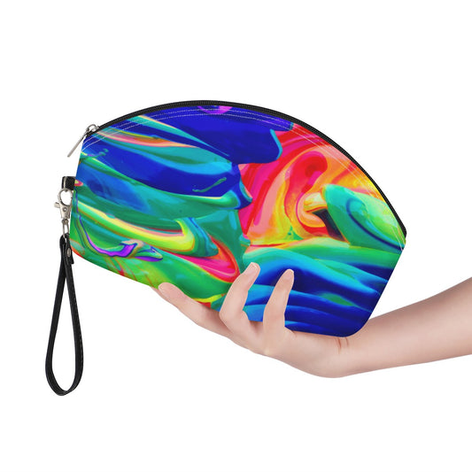 Luxtrini - Rainbow Confusion Curve Cosmetic Bags