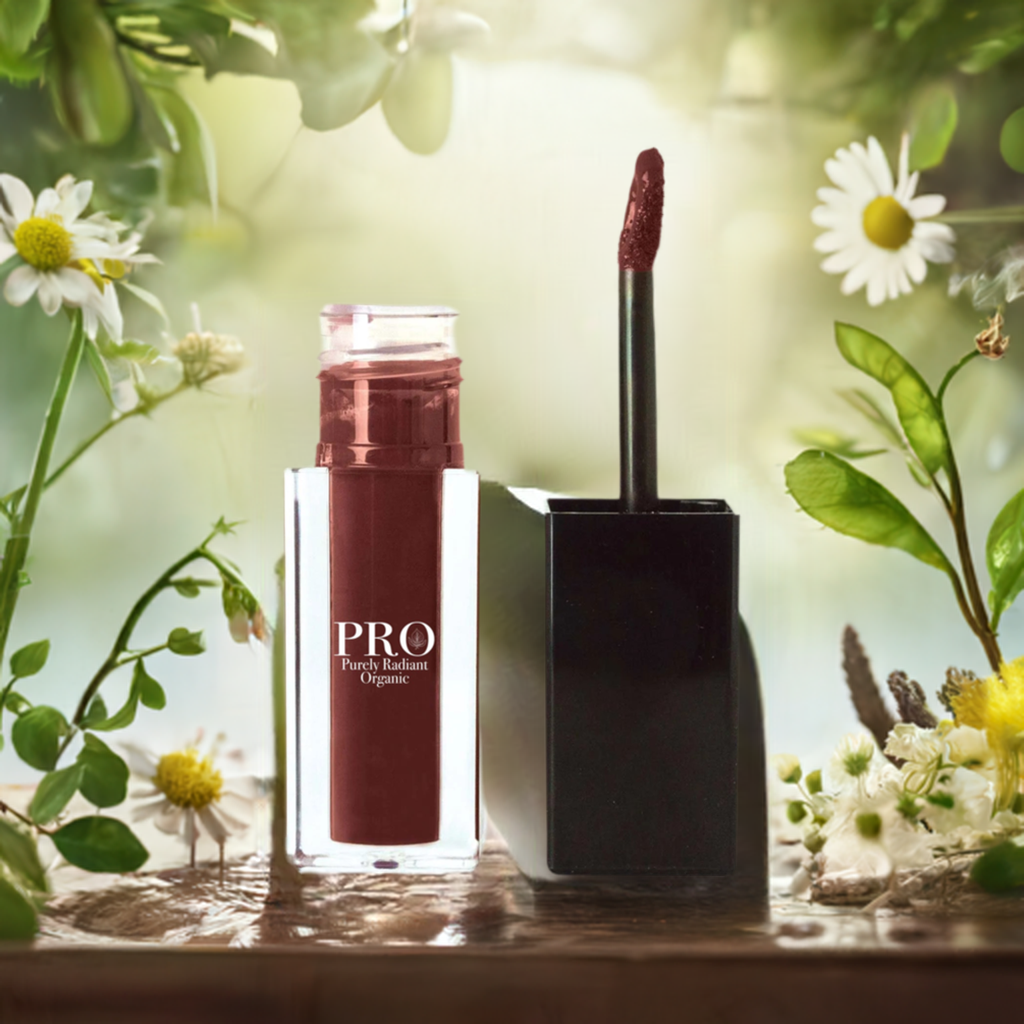 Purely Radiant Organic Liquid Cream Lipstick - Cherry Wine