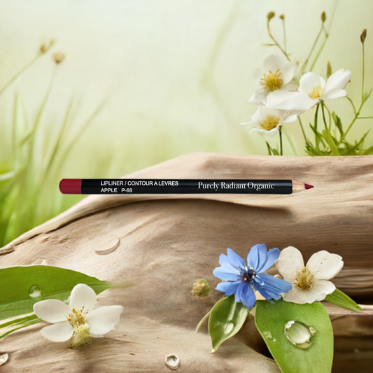 Organic Apple Lip Liner - Long-Lasting, Creamy, Smudge-Free, Eco-Friendly