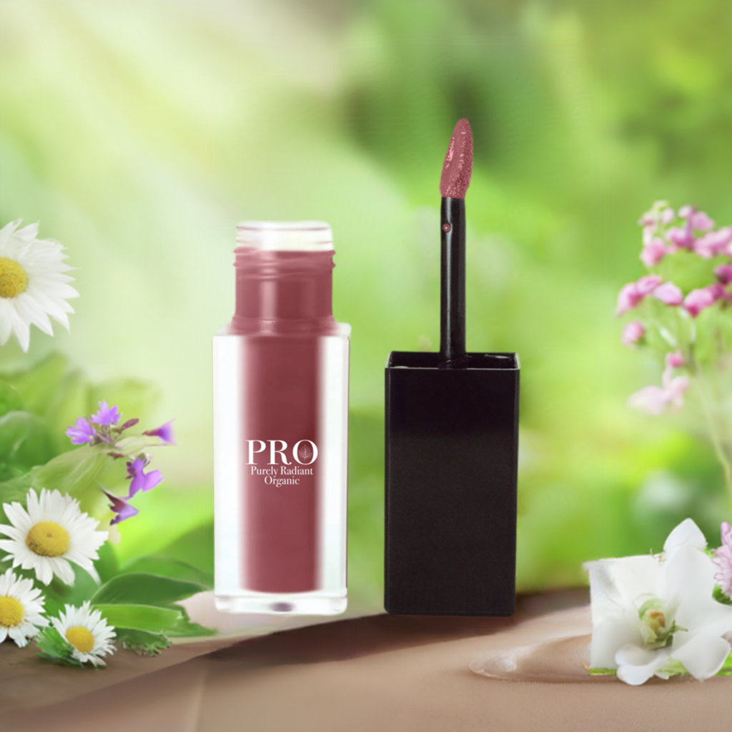 Purely Radiant Organic Matte Lip Stain - Dark Cherry Unleash Your Boldness with Long-Lasting Elegance