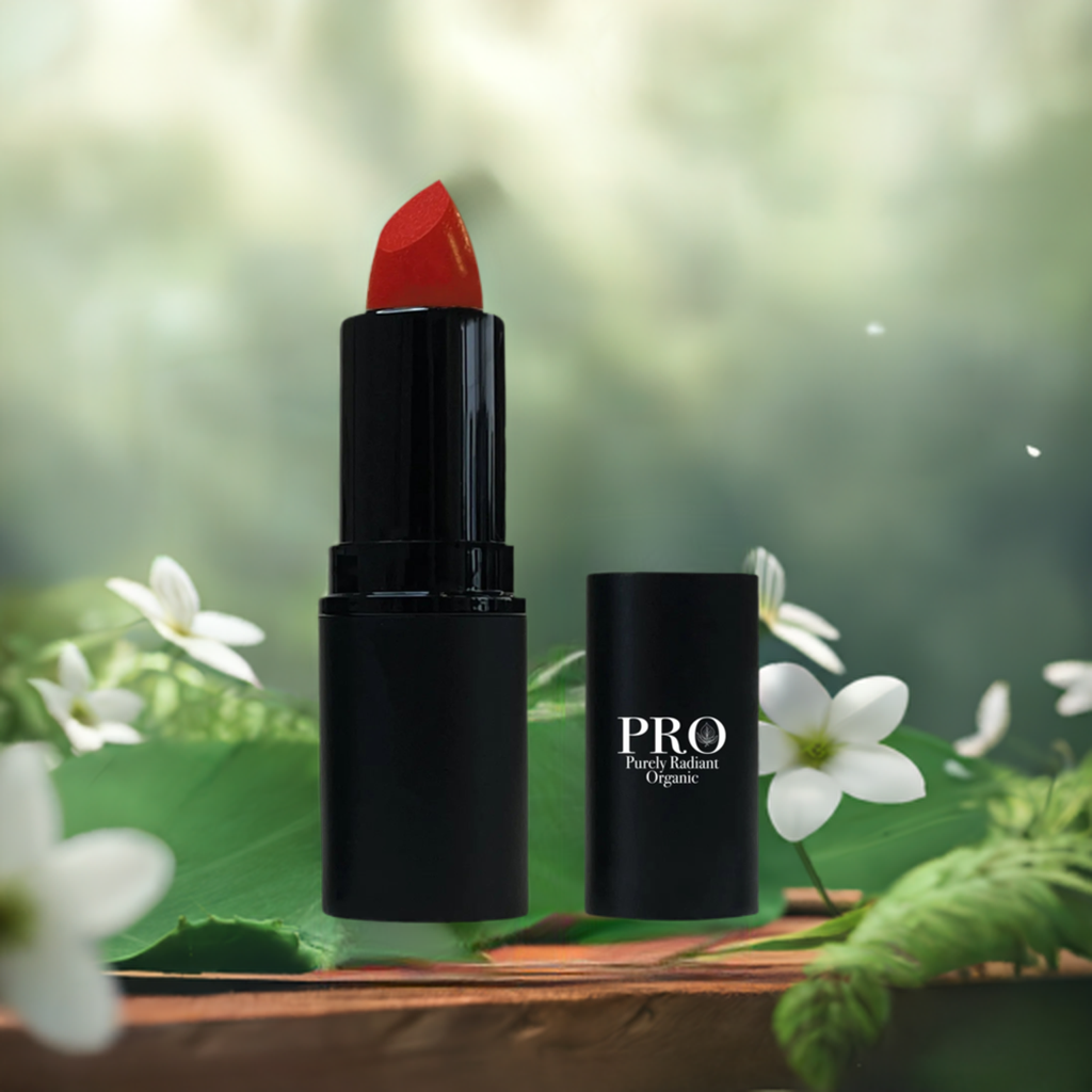 Luxurious Organic Lipstick - Oh So Red