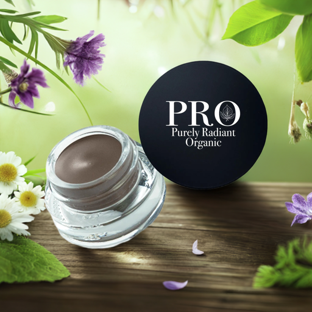 Waterproof Light Brown Organic Eyebrow Sculpting Pomade with Oil Control