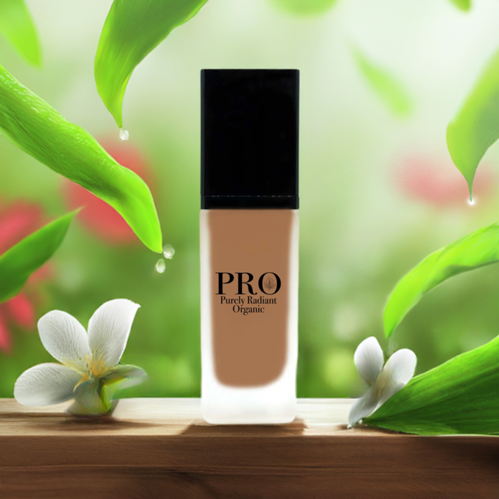 Purely Radiant Organic Foundation with SPF - Bronze Night