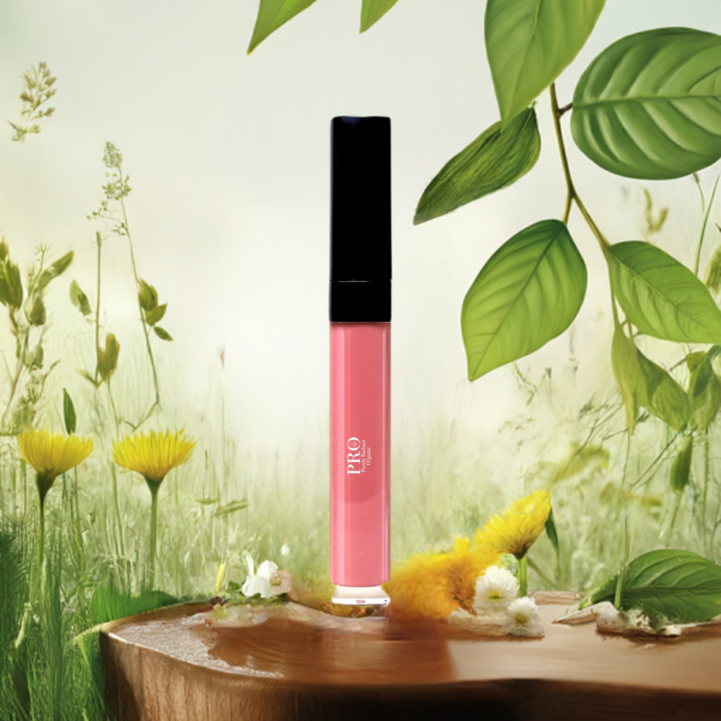 Organic Lip Gloss, Hydrating Serum, Shine Enhancing Balm, Natural Cosmetic, Vegan Beauty, Moisturizing Elixir