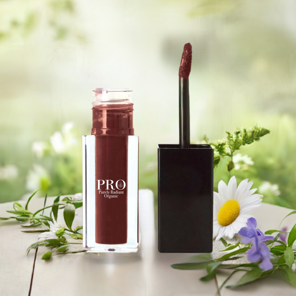 Purely Radiant Organic Liquid Cream Lipstick - Cherry Wine