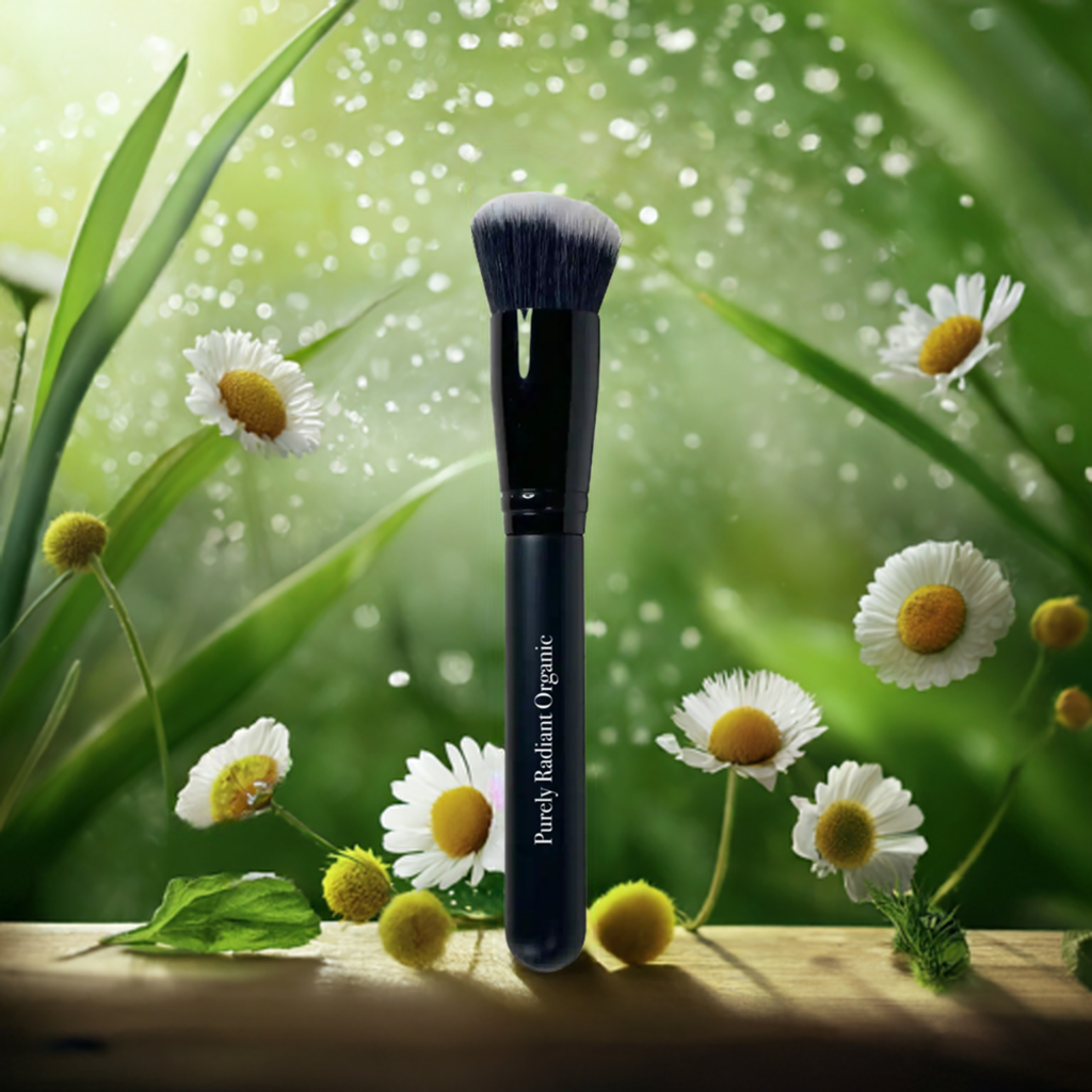 Organic Stipple & Blend Foundation Brush for Flawless Coverage