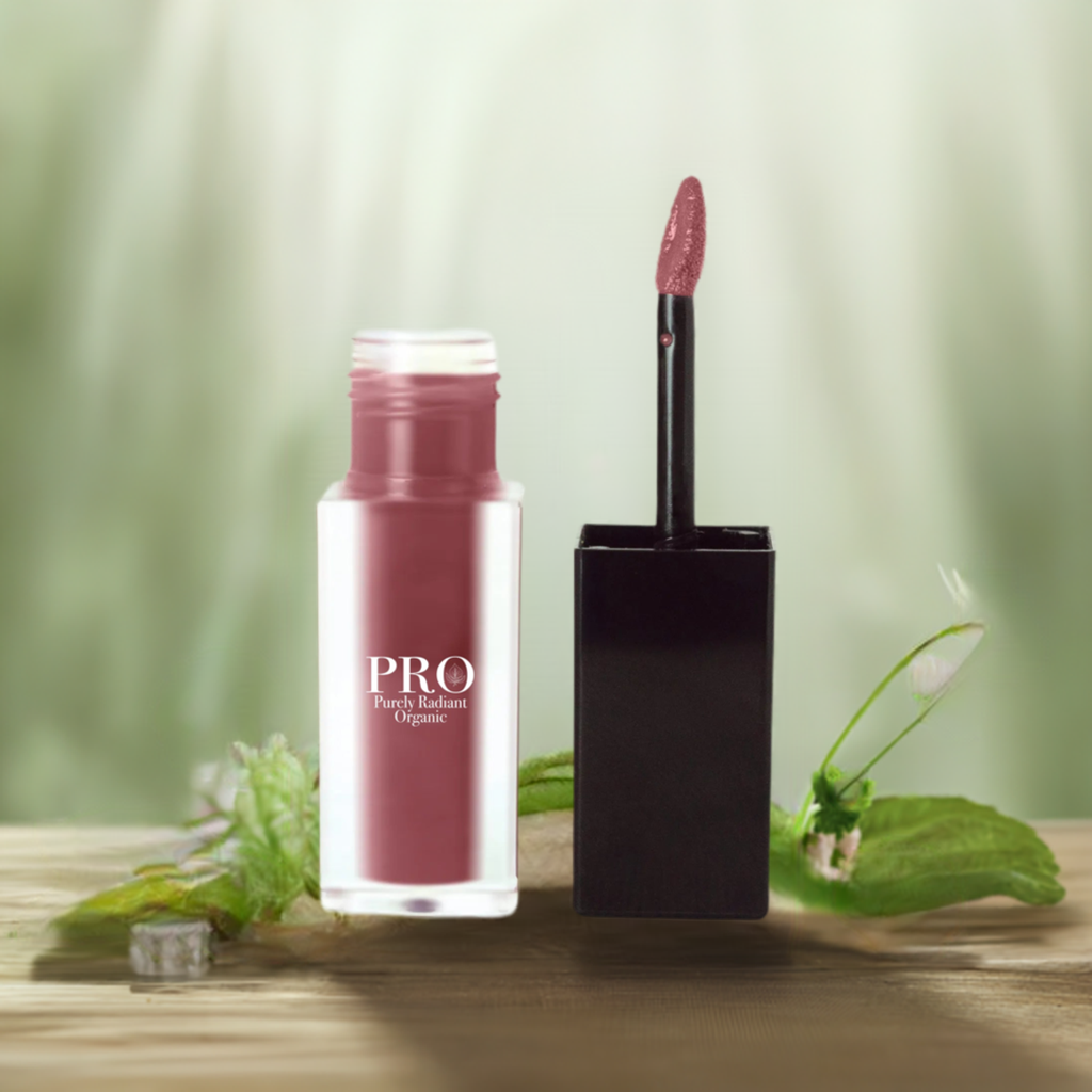 Purely Radiant Organic Matte Lip Stain - Dark Cherry Unleash Your Boldness with Long-Lasting Elegance