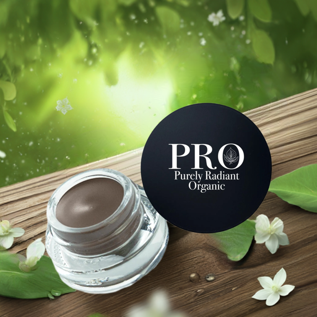 Waterproof Light Brown Organic Eyebrow Sculpting Pomade with Oil Control