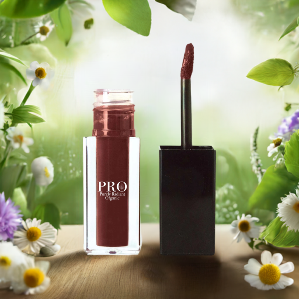 Purely Radiant Organic Liquid Cream Lipstick - Cherry Wine