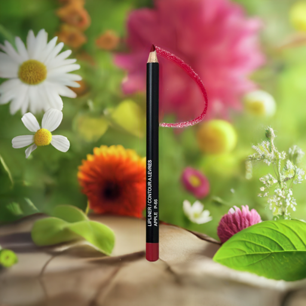 Organic Apple Lip Liner - Long-Lasting, Creamy, Smudge-Free, Eco-Friendly