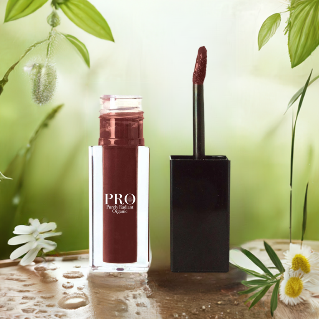 Purely Radiant Organic Liquid Cream Lipstick - Cherry Wine