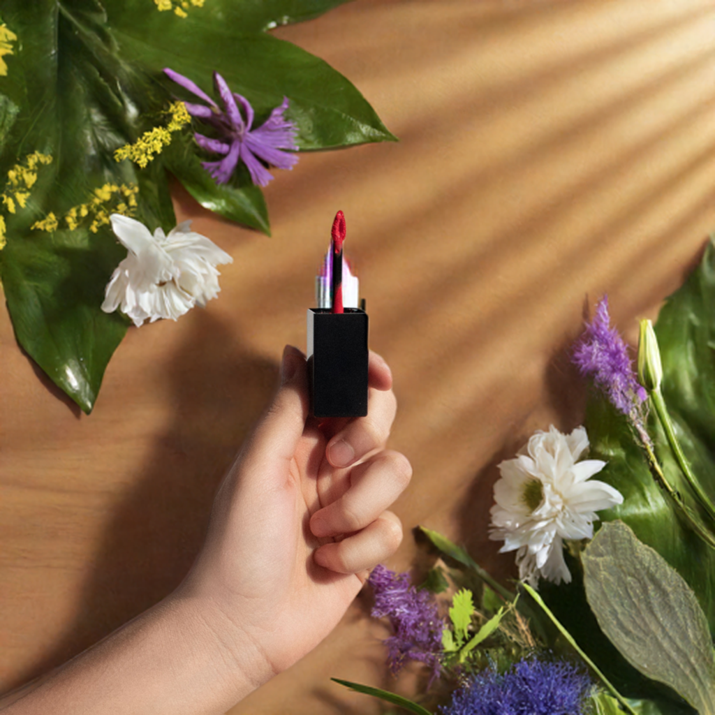 Get Flawlessly Matte Lips with Purely Radiant Organic's Deep Burgundy Matte Lip Stain