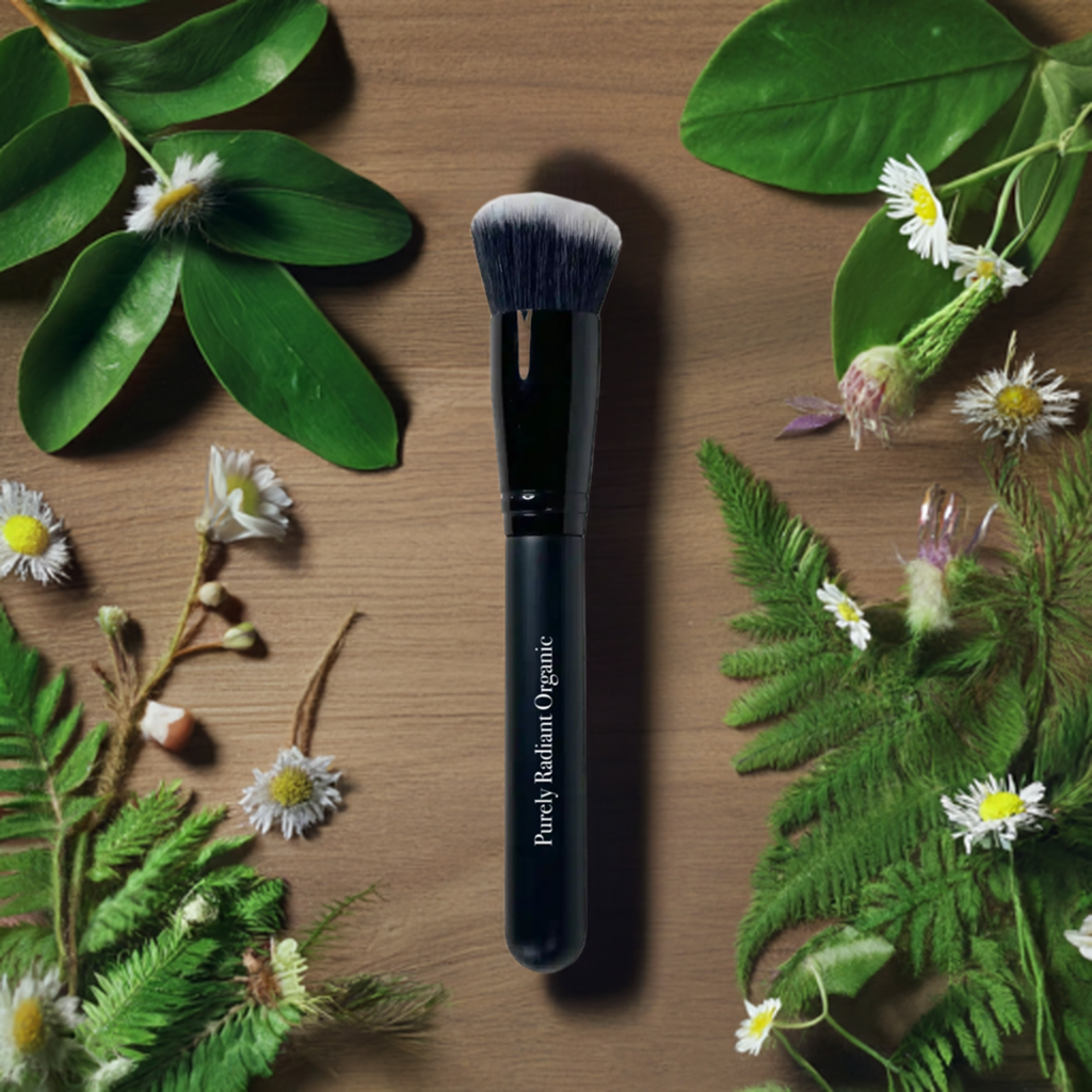 Organic Stipple & Blend Foundation Brush for Flawless Coverage