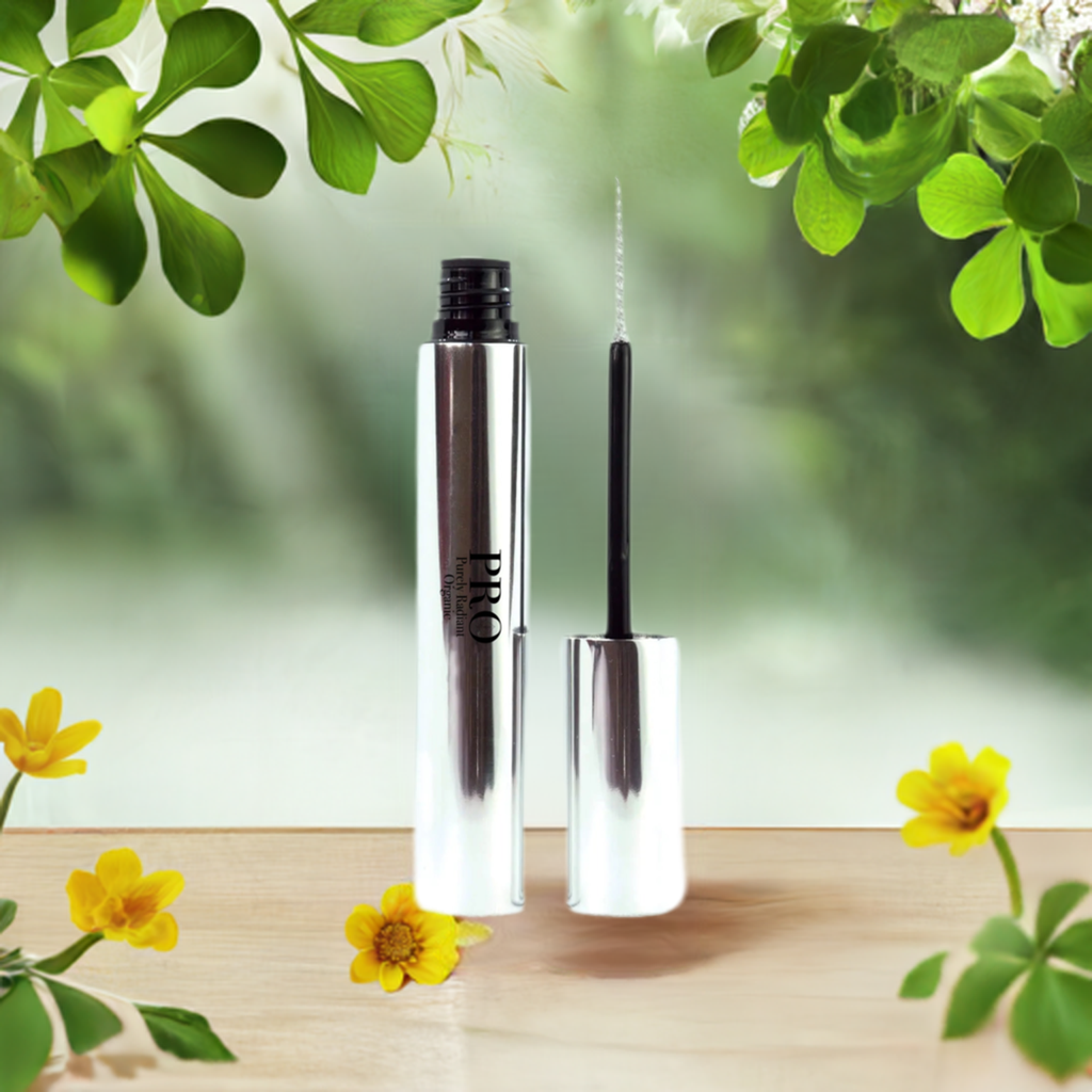 Organic Clear Eyebrow Gel for Natural Brow Hold and Shape, Pure Radiance Boost