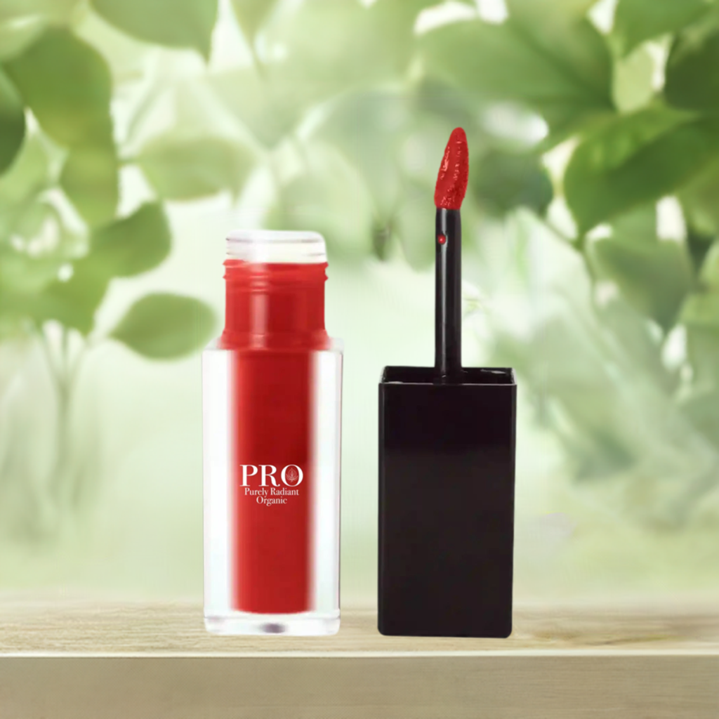 Purely Radiant Organic's Matte Lip Stain in Velvet Red