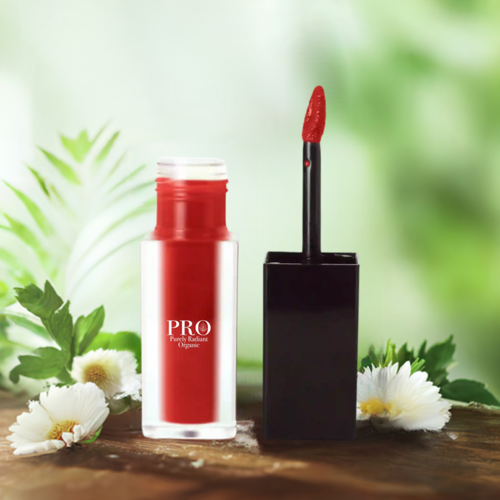 Purely Radiant Organic's Matte Lip Stain in Velvet Red