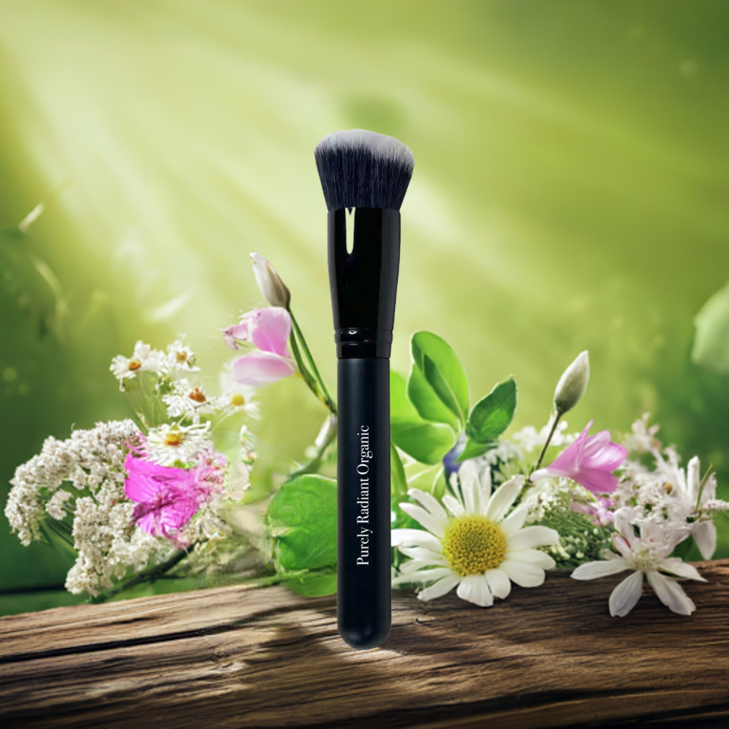 Organic Stipple & Blend Foundation Brush for Flawless Coverage