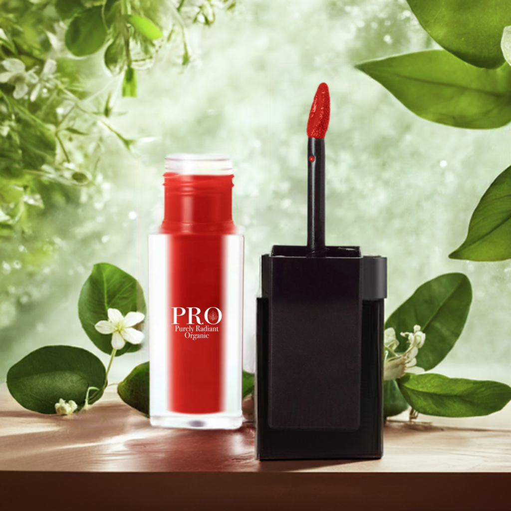 Purely Radiant Organic True Crimson Matte Lip Stain - Unleash Flawlessly Matte Lips