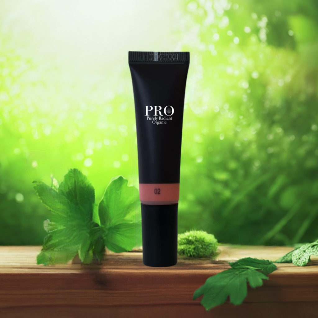 Purely Radiant Organic Liquid Blush - Dew Peach Glow for Flawless Cheeks