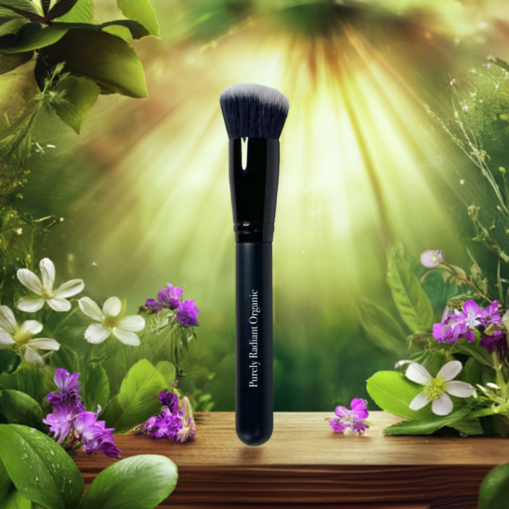 Organic Stipple & Blend Foundation Brush for Flawless Coverage