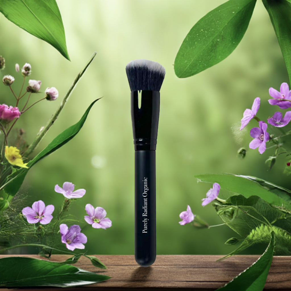 Organic Stipple & Blend Foundation Brush for Flawless Coverage