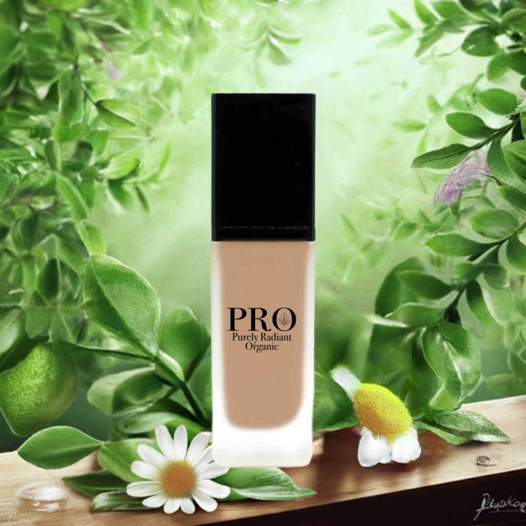 Purely Radiant Organic Foundation with SPF - Mile Beach