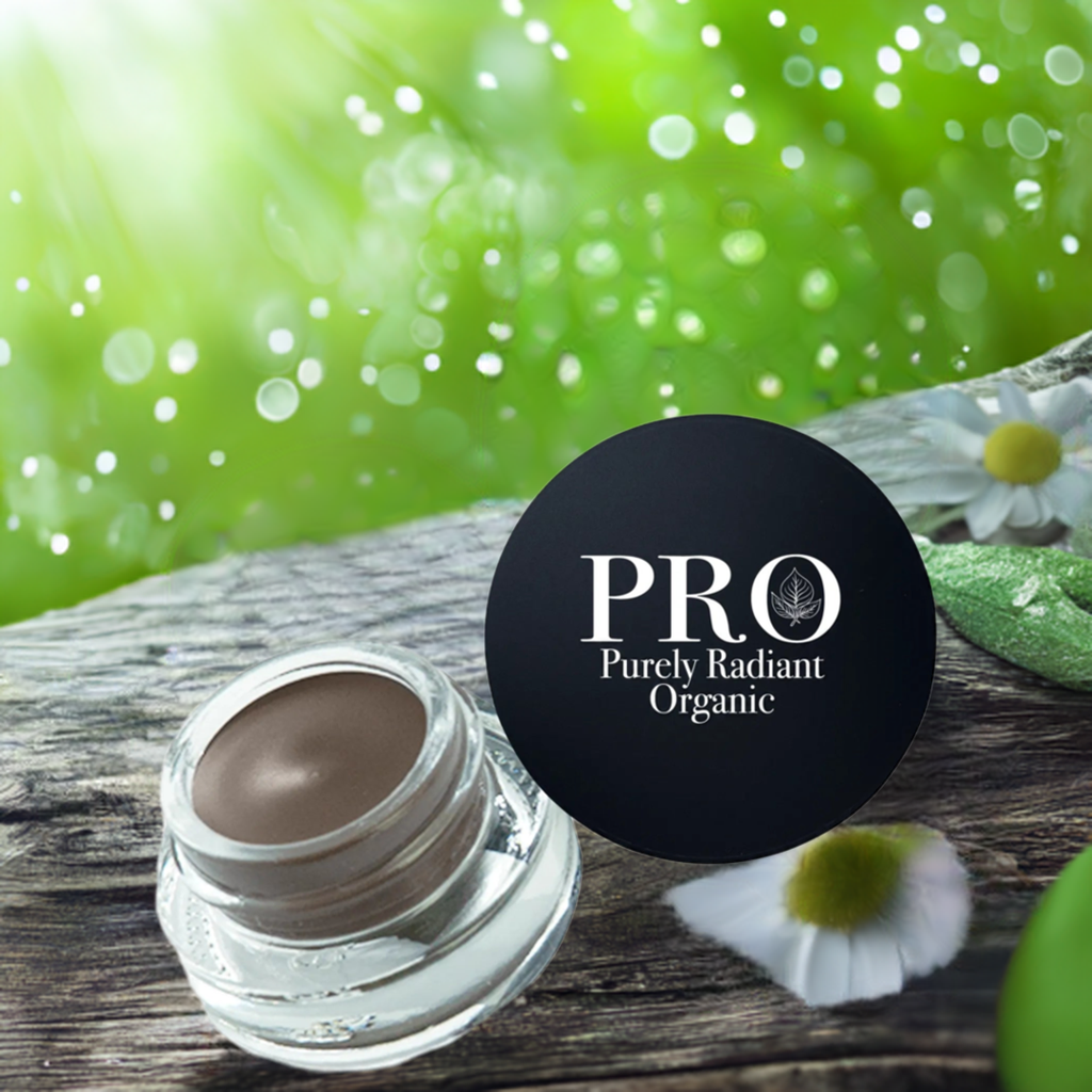 Waterproof Light Brown Organic Eyebrow Sculpting Pomade with Oil Control