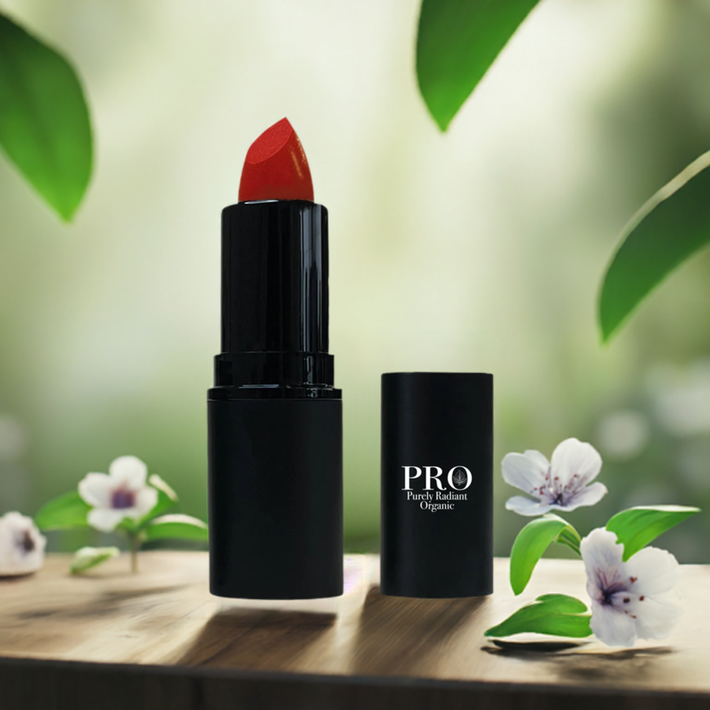 Luxurious Organic Lipstick - Oh So Red