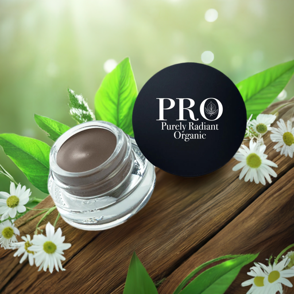 Waterproof Light Brown Organic Eyebrow Sculpting Pomade with Oil Control